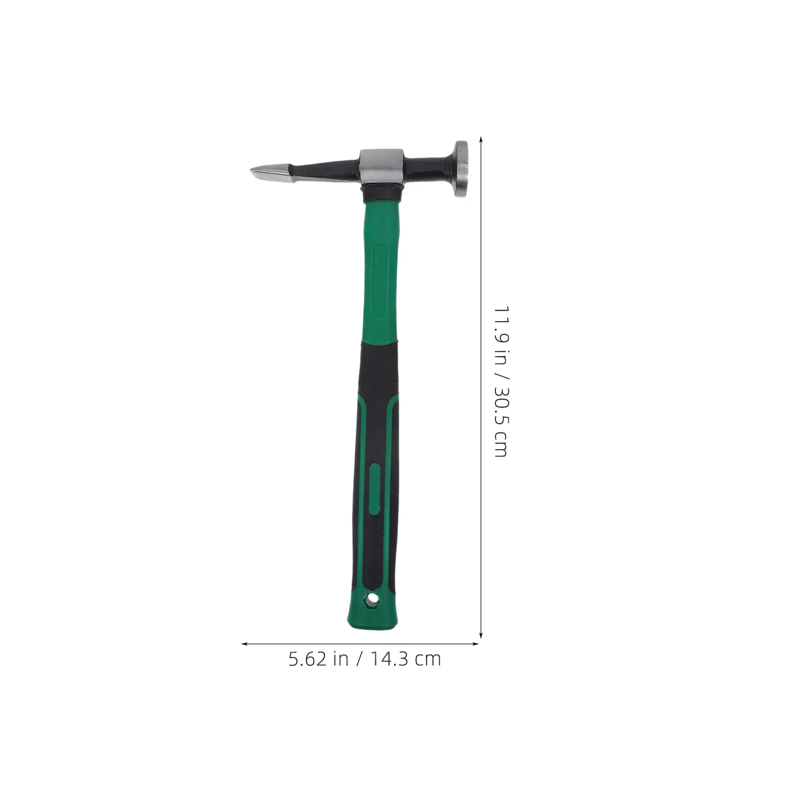 مطرقة إصلاح جسم السيارة الفولاذية مع رأس مسطح للمساحات الضيقة، أداة إزالة دنت السيارة المثالية لعمال الميكانيكا ومتجرها #2