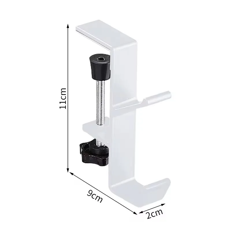 Регулируемый Настольный крючок для игровой гарнитуры, 1 шт., настольная вешалка для рюкзака, подвесной держатель-крючок для хранения, органайзер для