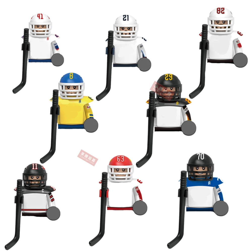 Ice hockey player Toys Gifts For Bricks For Gifts Building Blocks Mini Action Figures Toys Gifts Christmas Children GH0507