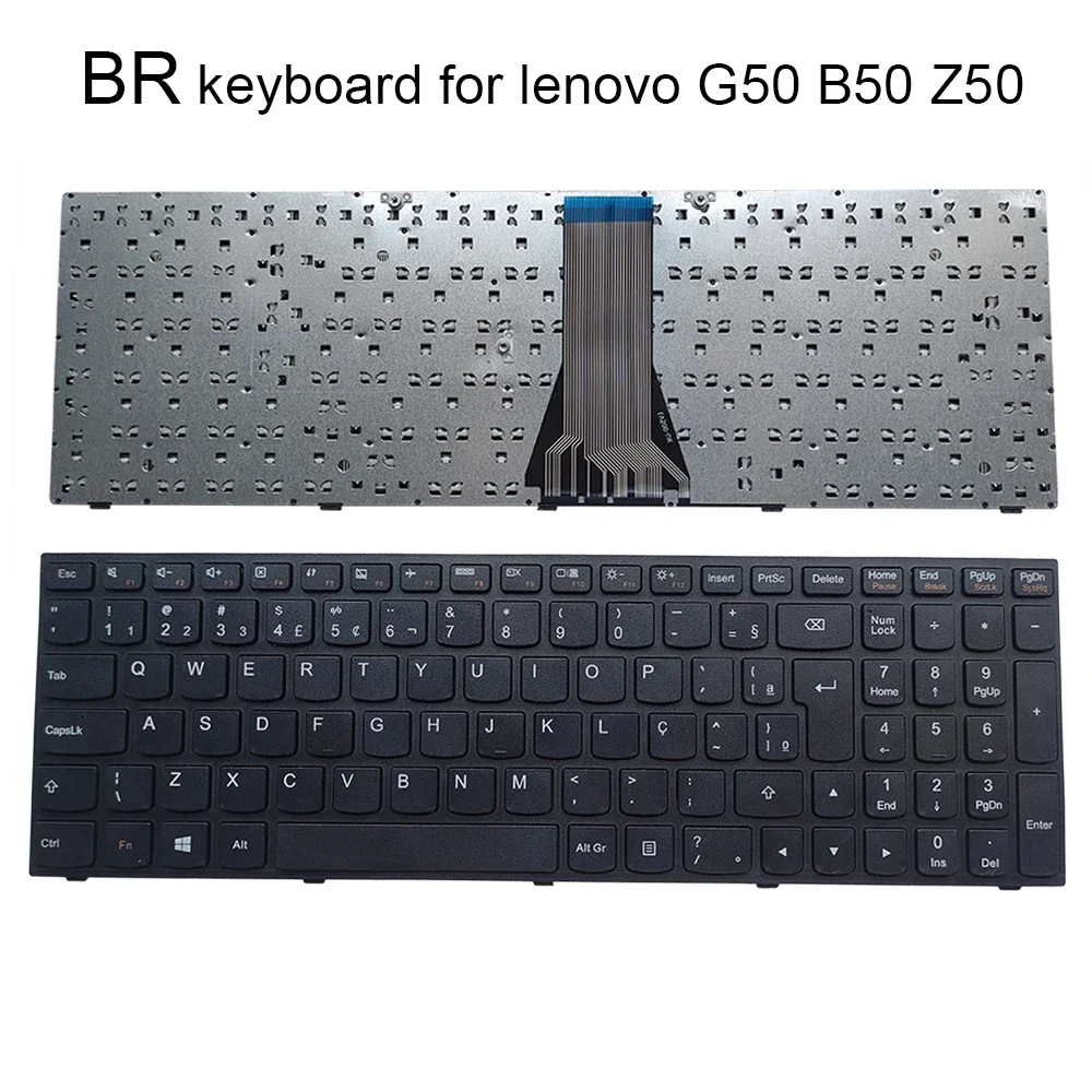 

G50 Computer Brazilian Keyboard Brazil For Lenovo IdeaPad G50-70 G50-45 B50-30 45 B50-70 Z50-70 Z50 75 PT-BR Laptop Keyboards