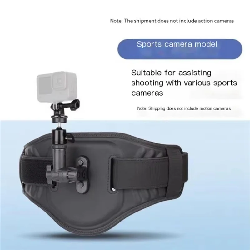

B63B-для универсальной спортивной камеры с фиксированным поясным ремнем для фотосъемки в прямом эфире с кронштейном 1/4, ремень для спортивной камеры