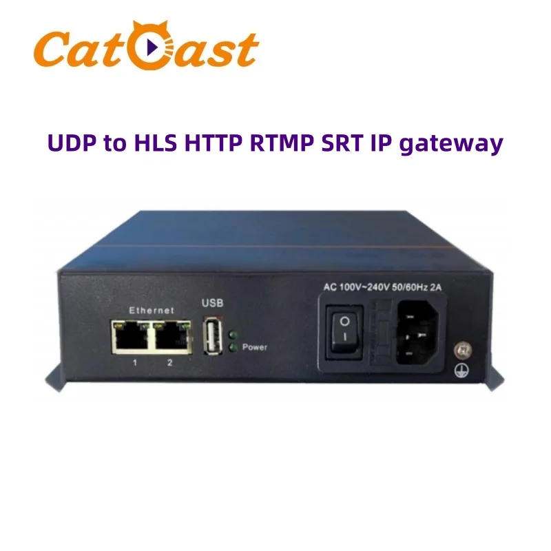 

8-12 channels UDP to HLS HTTP RTMP SRT IP gateway UDP protocol devices for CATV systems