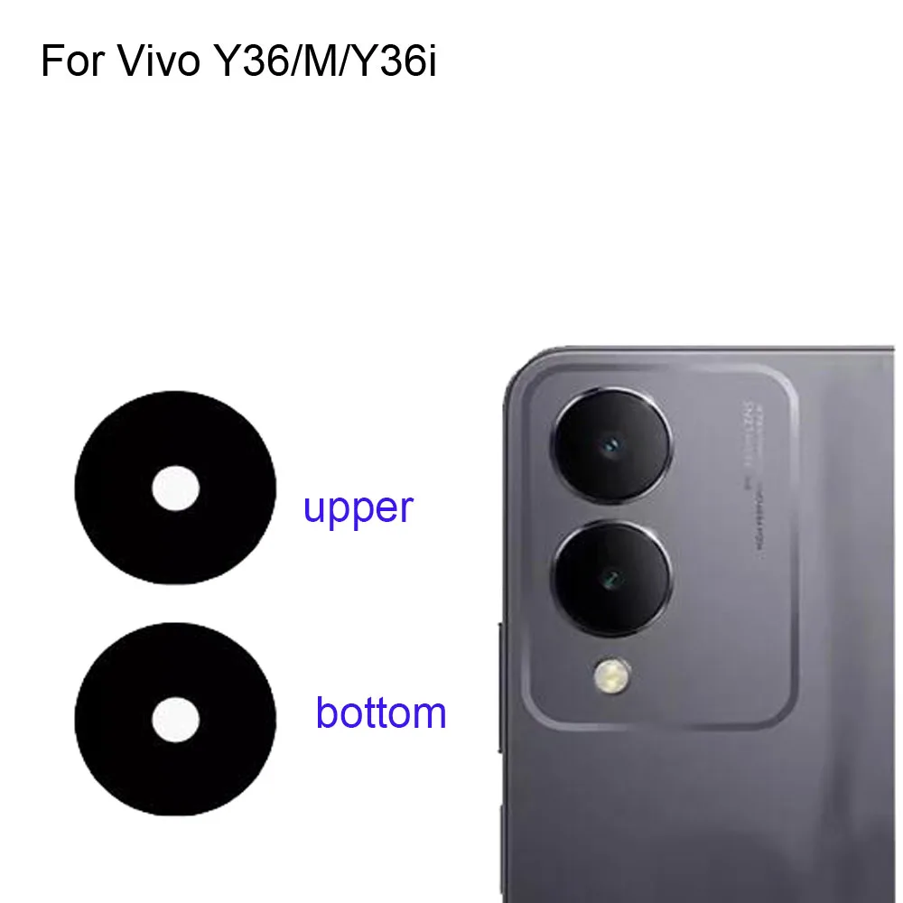 

Протестированный Новый объектив для задней камеры Vivo Y36 Y36M Y36i, стеклянный объектив для Vivo Y 36, запасные части, Замена 12 Ultra 12 Active