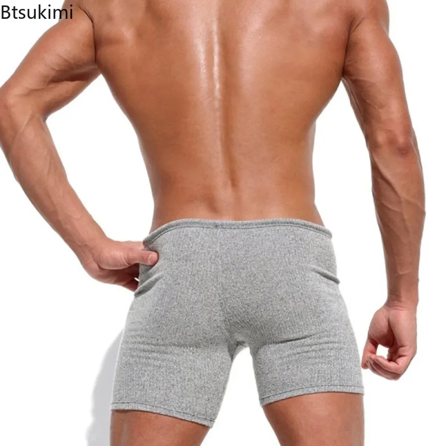 Erkekler için yaz moda pinshorts katı rahat şort ince İpli spor Fitness kısa pantolon erkekler plaj tatil sörf şort