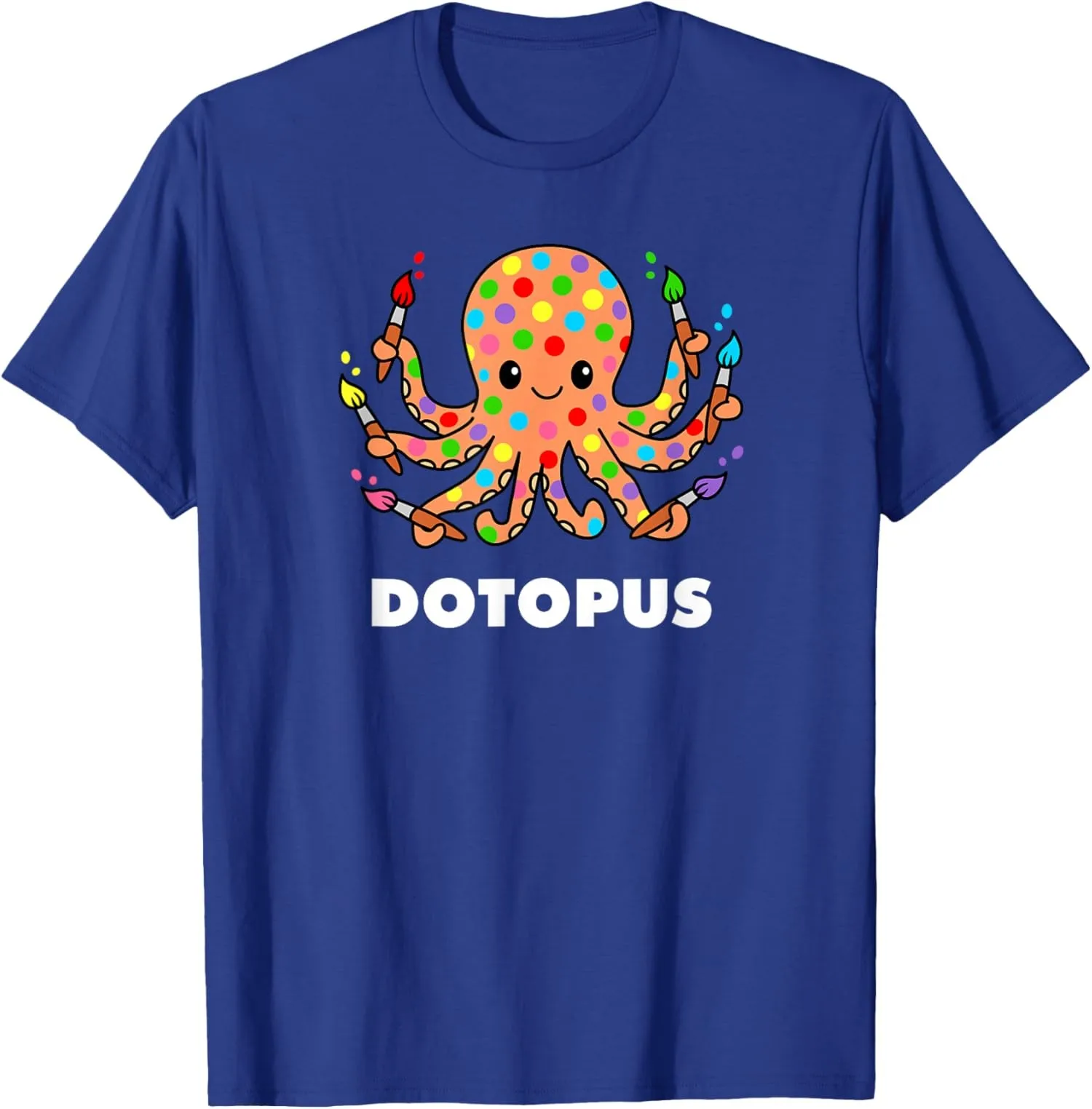 Happy Dot Day Octopus Dotopus Funny Pun Animal Unisex T-Shirt