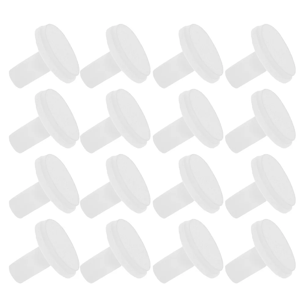

24pcs Electric Nail Grinder Heads White Replacement Pads for Trimming Grinding Polishing Nails Home Salon Durable Material