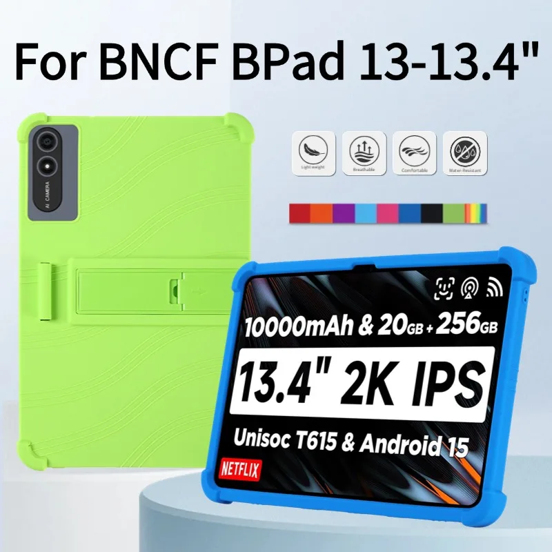 

Для планшетов BNCF BPad 13,4 дюйма, противоударный чехол для подушек безопасности, мягкий силиконовый чехол bncf bpad 13, регулируемый чехол-подставка