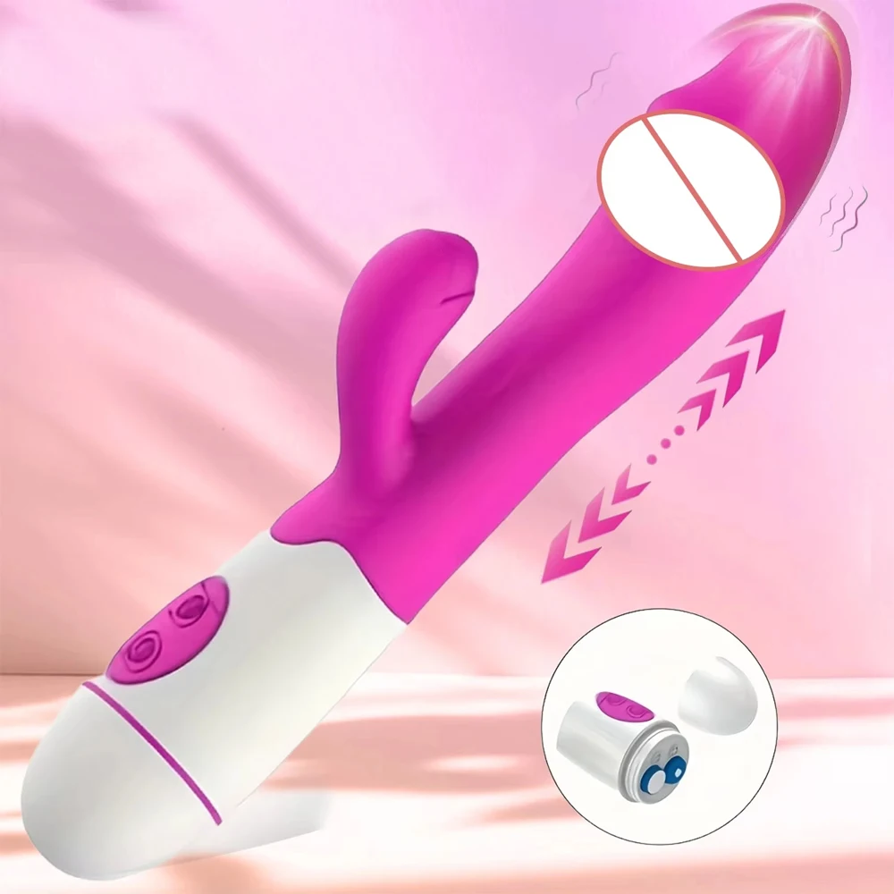 Powerful Rabbit Vibrator for Women G-Spot Clitoris Stimulator Female Dildo Penetration Vagina Massage Masturbator Adult Sex Toy - Image 2