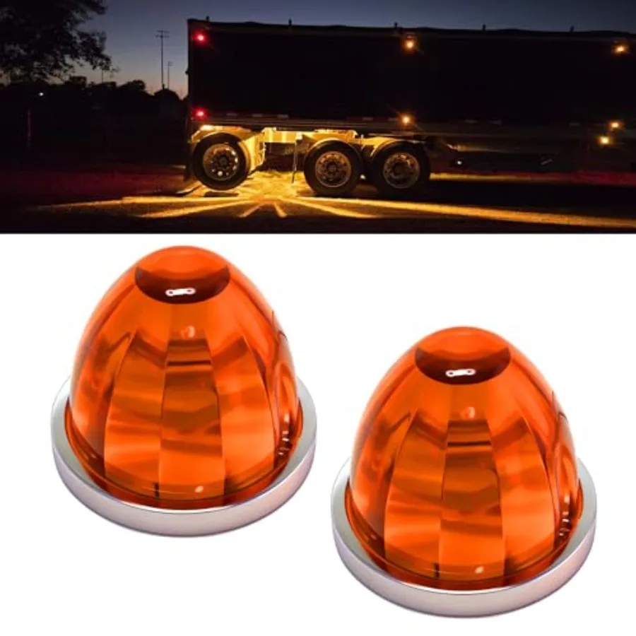 

【Spot goods】2PCS LED Star Watermelon Marker Lights LED Watermelon Light Side Markering Lamp Indicator Outline Water Melon Side