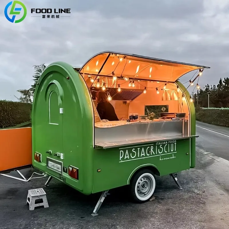 

Custom Mobile Food Trailer Truck Pizza BBQ Ice Cream Event Buy USA Approved French Standard For Business Catering Price