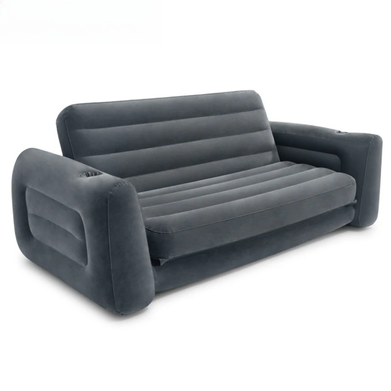 Double Foldable Inflatable Sofa Bed, Thickened Lazy Sofa Lounge Chair for Nap Rest Home Office Camping image 5