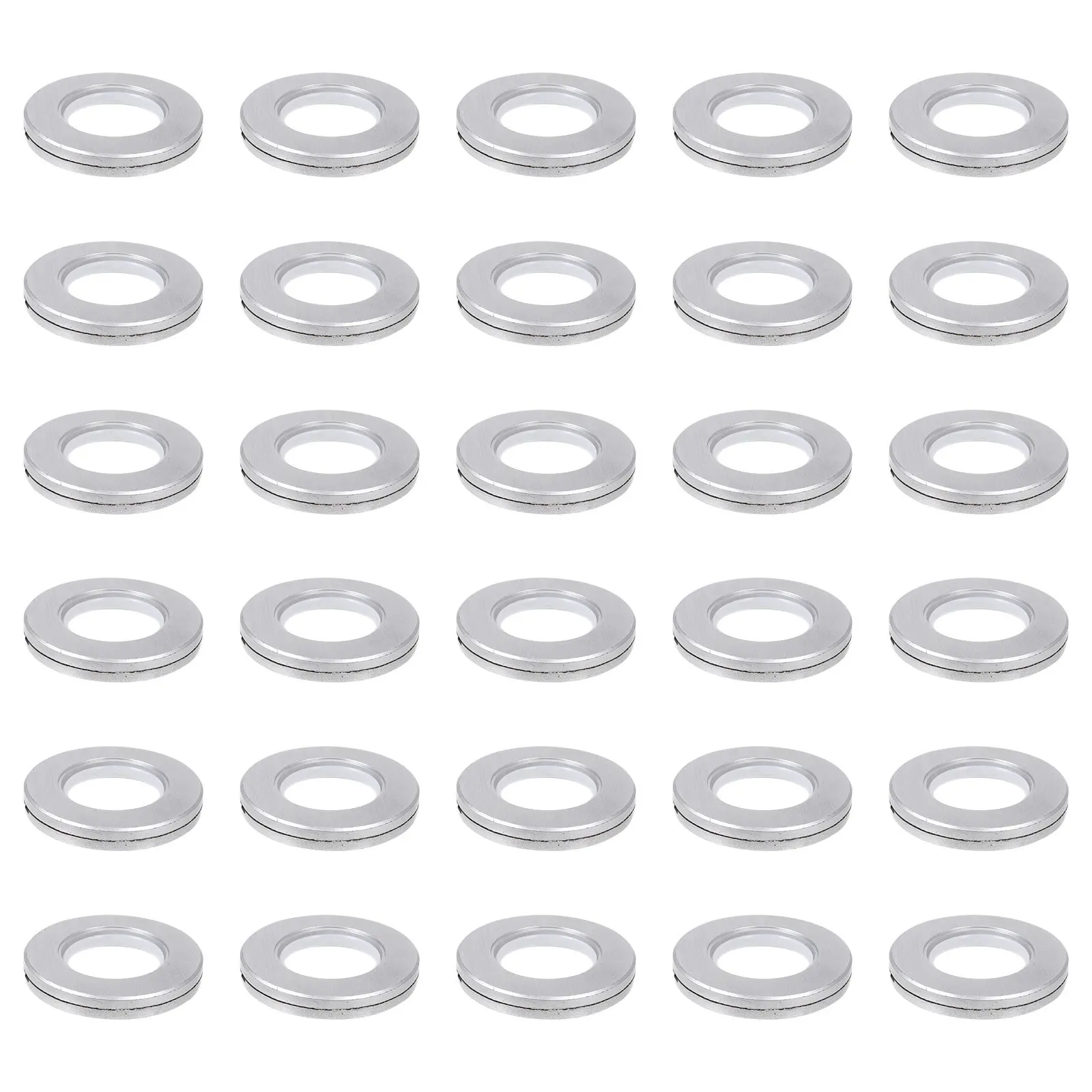 

50Pcs Curtain Hanging Ring Strong Bearing Capacity Flexible Safe Material Shower Window Curtains Accessories Curtain Ring