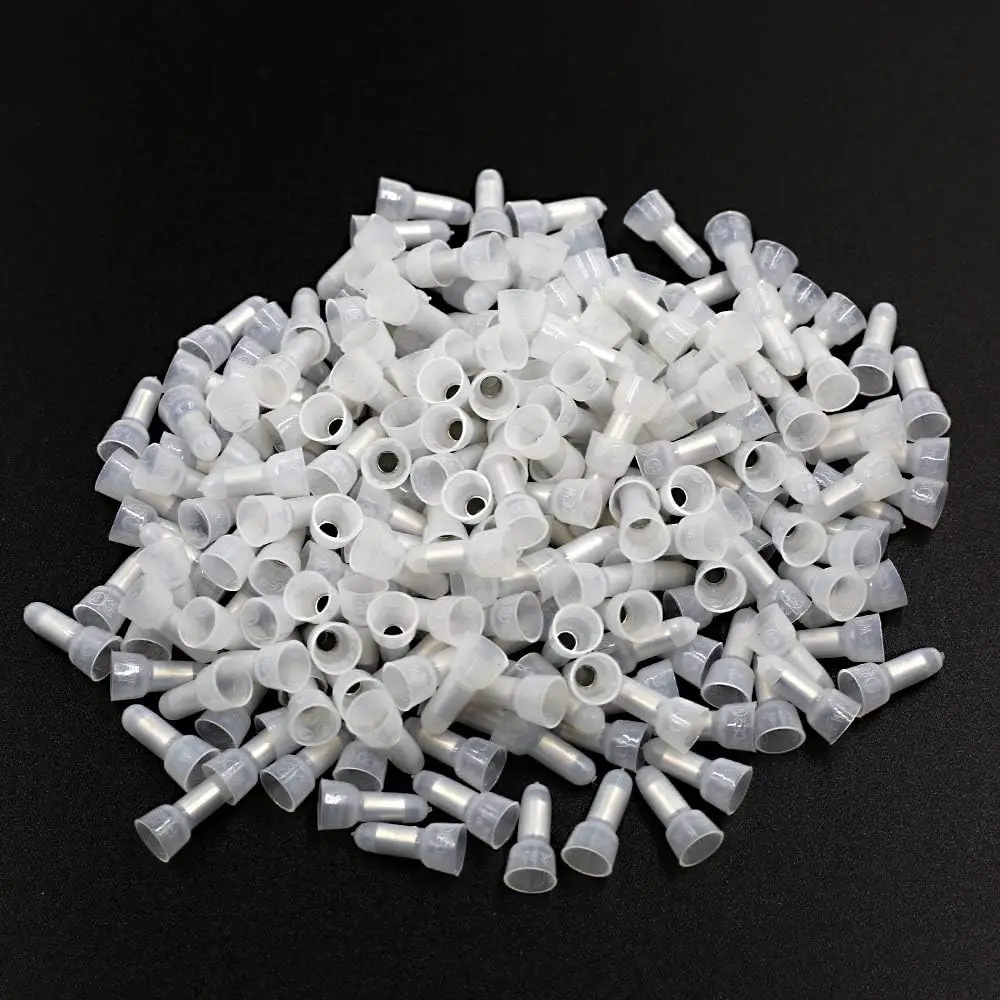 100/500pcs CE Type  CE-1 CE-2 CE-5 Wire Terminal Pressure Line Nylon Closed End Crimp Caps Connector Car Cable Crimp Splice