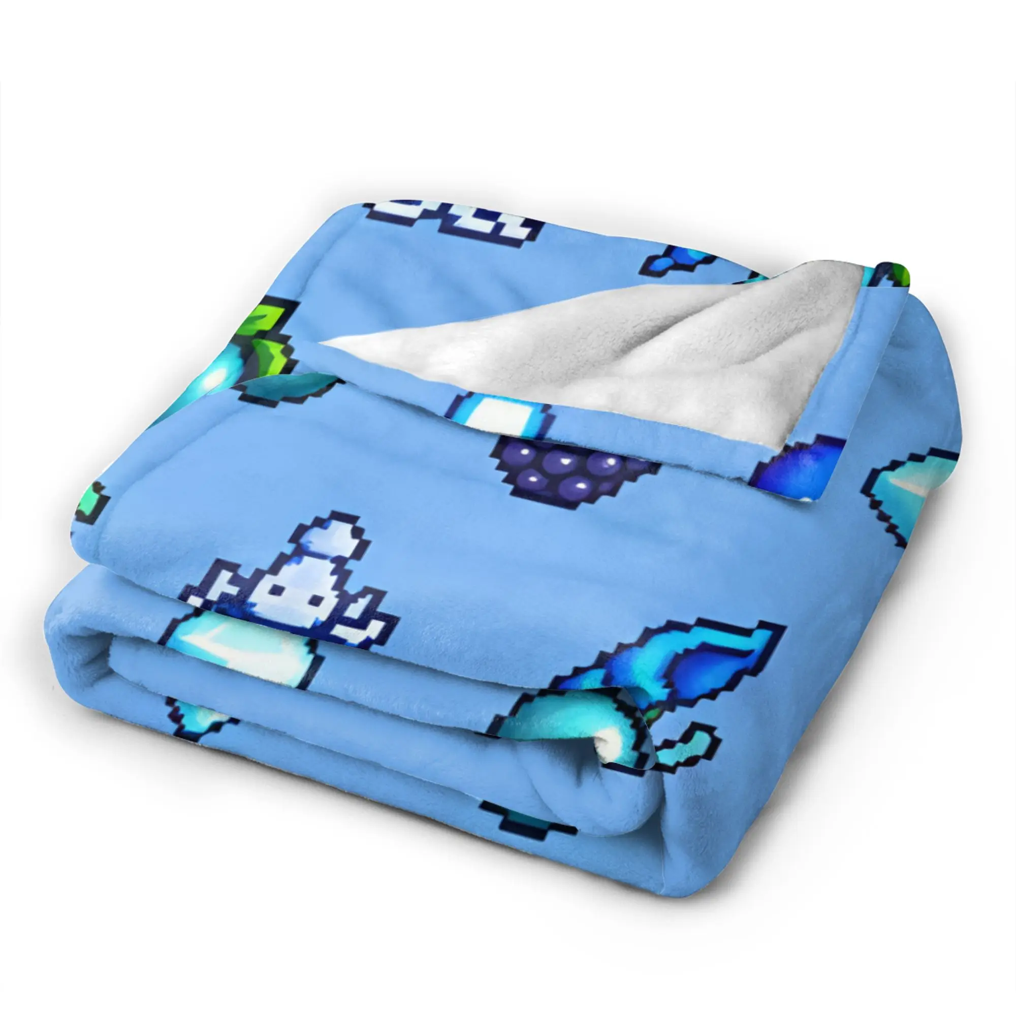Stardew Valleys Animals   Blankets Quality Warm Soft  Bedding Throws Spring Students Outdoor Street Trend Bedspread
