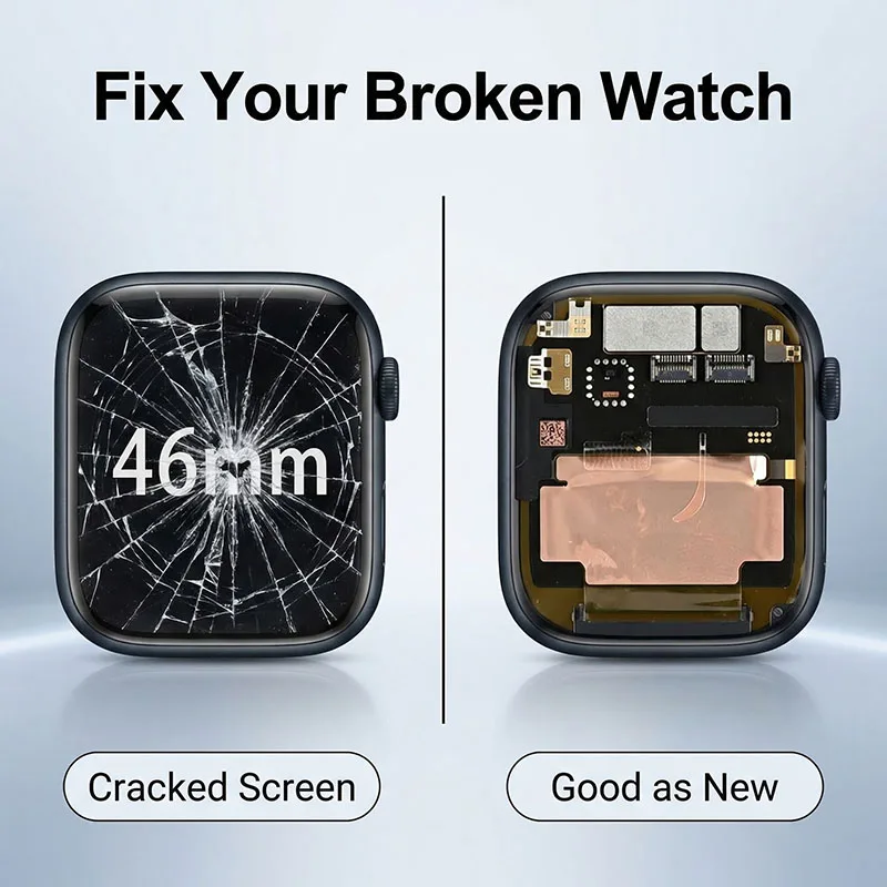 OLED For Apple iWatch Series 9 10 11 Ultra1/2/3 LCD Touch Screen Display Digitizer Assembly iWatch Substitution 40/44/41/45/49mm