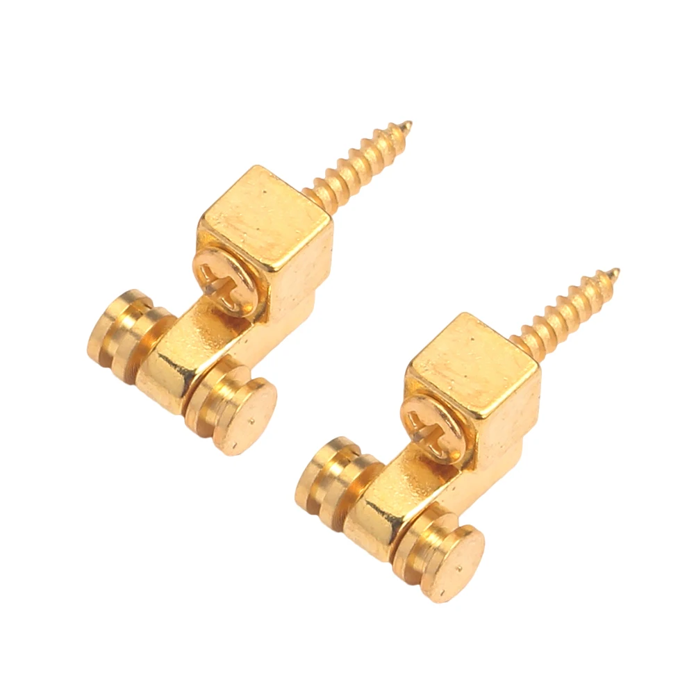 

2Pcs Metal Roller String Tree Pressure Clamp Retainer for Electric Bass Guitar Musical Instruments Accessories
