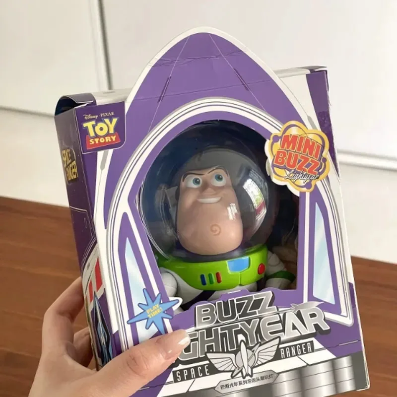 

Martube Pixar Disney Toy Story Buzz Lightyear Hand-Made Movable Nightlight Action Figure Art Decoration Collectible Gift