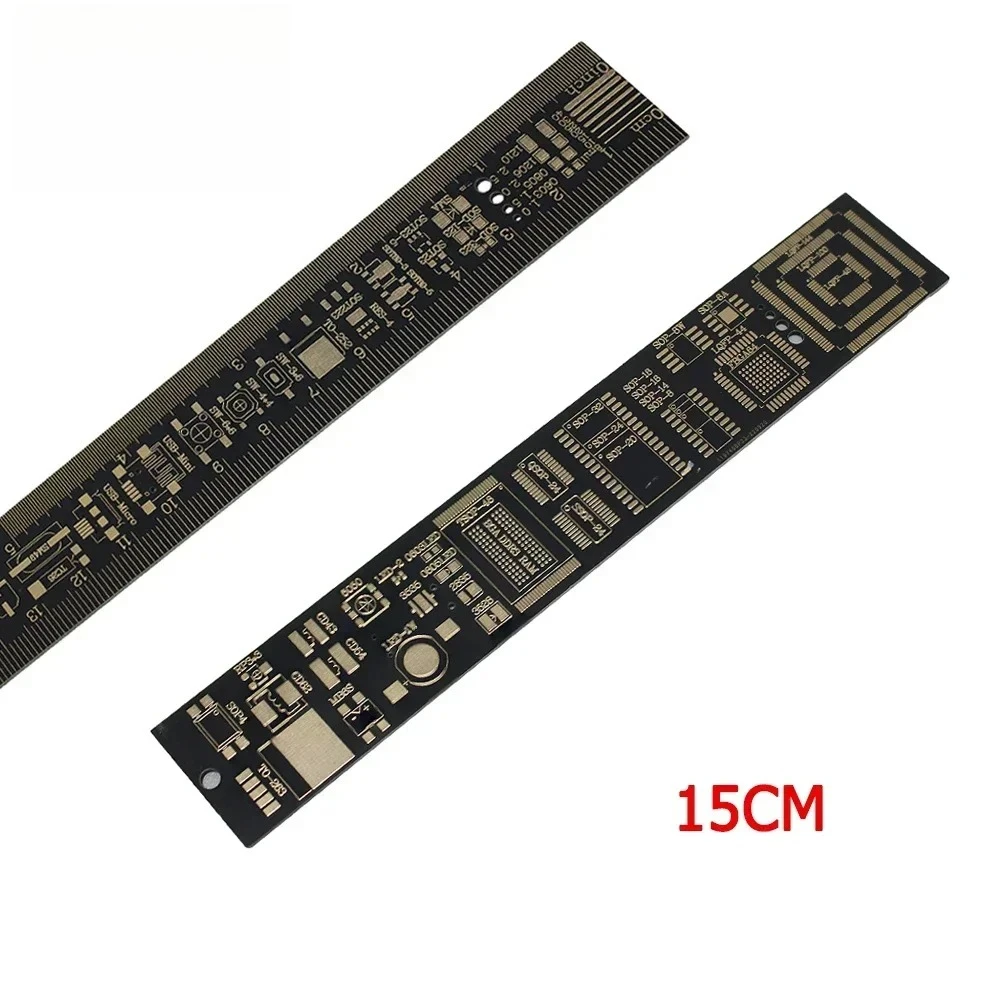 Linijka PCB 15CM 20CM 25CM Wielofunkcyjne Narzędzie Pomiarowe Rezystor Kondensator Układ Scalony IC SMD Dioda Tranzystor Linijka Inżynieryjna PCB