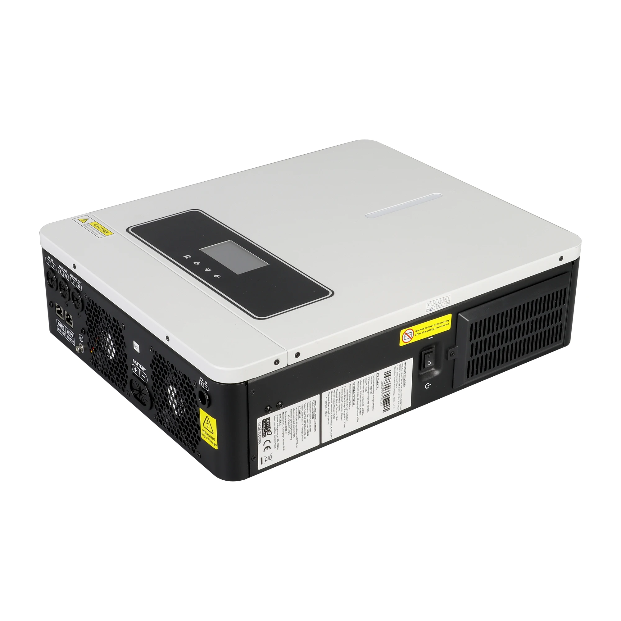 BR US MX Stock 3.6KW Hybrid Solar Inversor DC 24V to 110V 120V With 120A MPPT Solar Charge Off-Grid Inverter Fit Lithium Battery