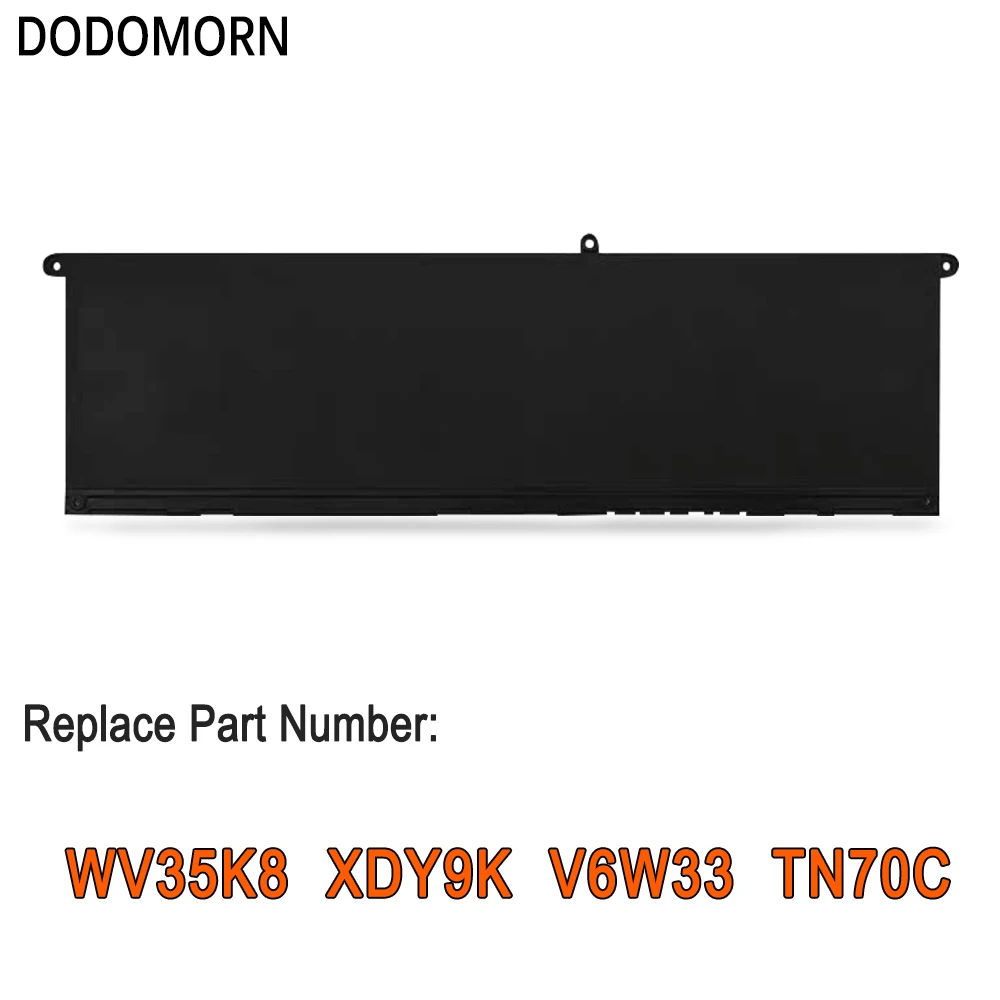 DODOMORN-Batterie d'ordinateur portable V6W33, Dell Latitude 3320, 3520, Inspiron 5310, 5415, 5410, 2 en 1, 7415, 15, 5515 Tystro16, 5620 Gratios J0