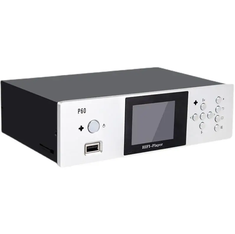 

P60 CD Player DAC 9038Q2M Hard Disk SD Card U Disk BT 5.1dts 3.5mm Headphone Output Digital Turntable