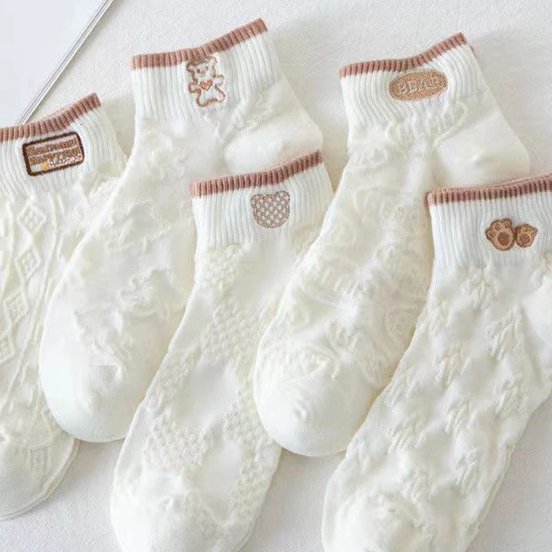 Chaussettes à bouche peu profonde pour pieds d'ours, printemps et été, 600 paires, 5 paires