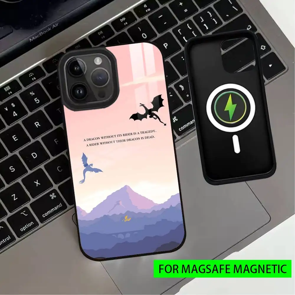 F-Fourth W-Wing D-Dragon-es Phone Case For iPhone17,16,15,14,13,12,11 Plus,Pro Magnetic with Magsafe Wireless Charging