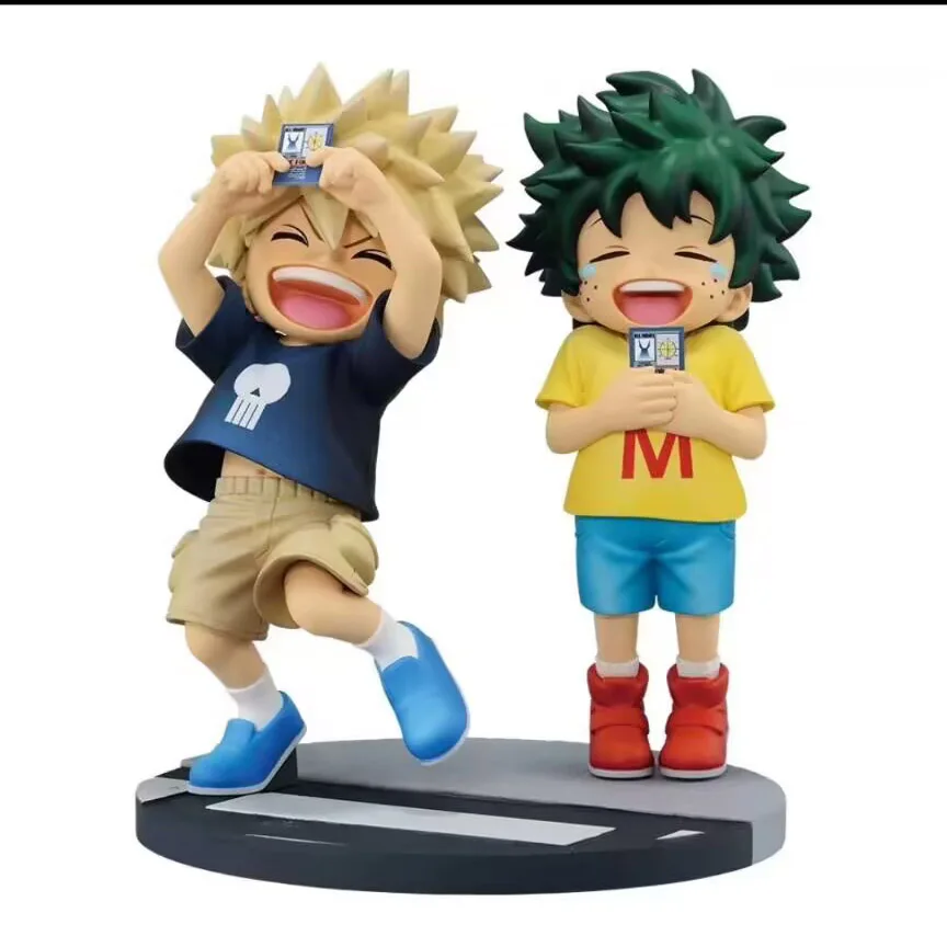 2025 متوفر في المخزون شخصية الرسوم المتحركة اليابانية الأصلية Midoriya Izuku/Bakugou Katsuki/Todoroki Shoto ألعاب مجسمة قابلة للجمع