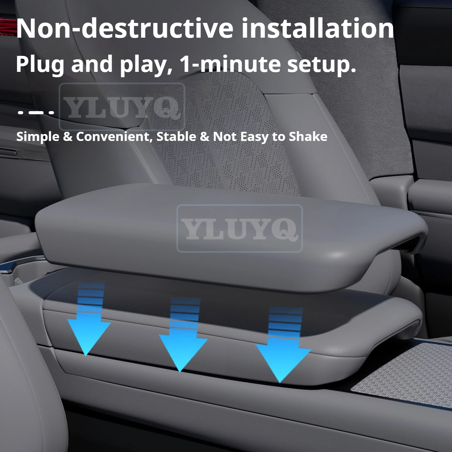 For 2026 ZEEKR 7X NEW Central Armrest Box Protective Cover, Center Console Armrest Protective Lid Accessories