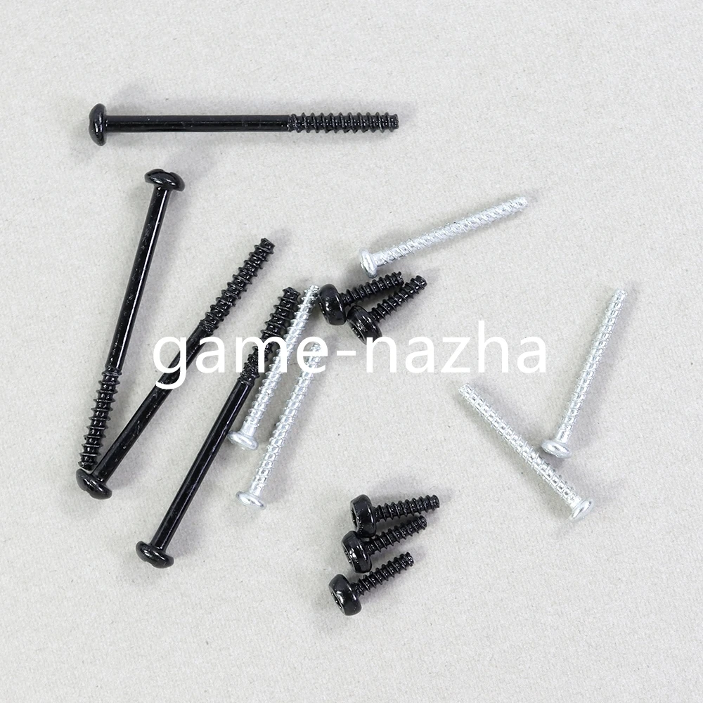 

30 комплектов полного набора черных винтов для консоли PS3 Slim 2000 3000, запасные части для PS3 Slim 4000, комплект винтов