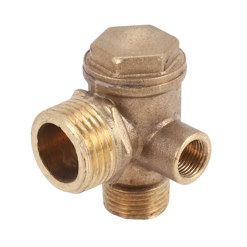 1 Three-Way Air Compressor Check Valve Direct Connection Air Compressor Check Valve,Valve Port: 20Mm 16Mm 10Mm-AA26