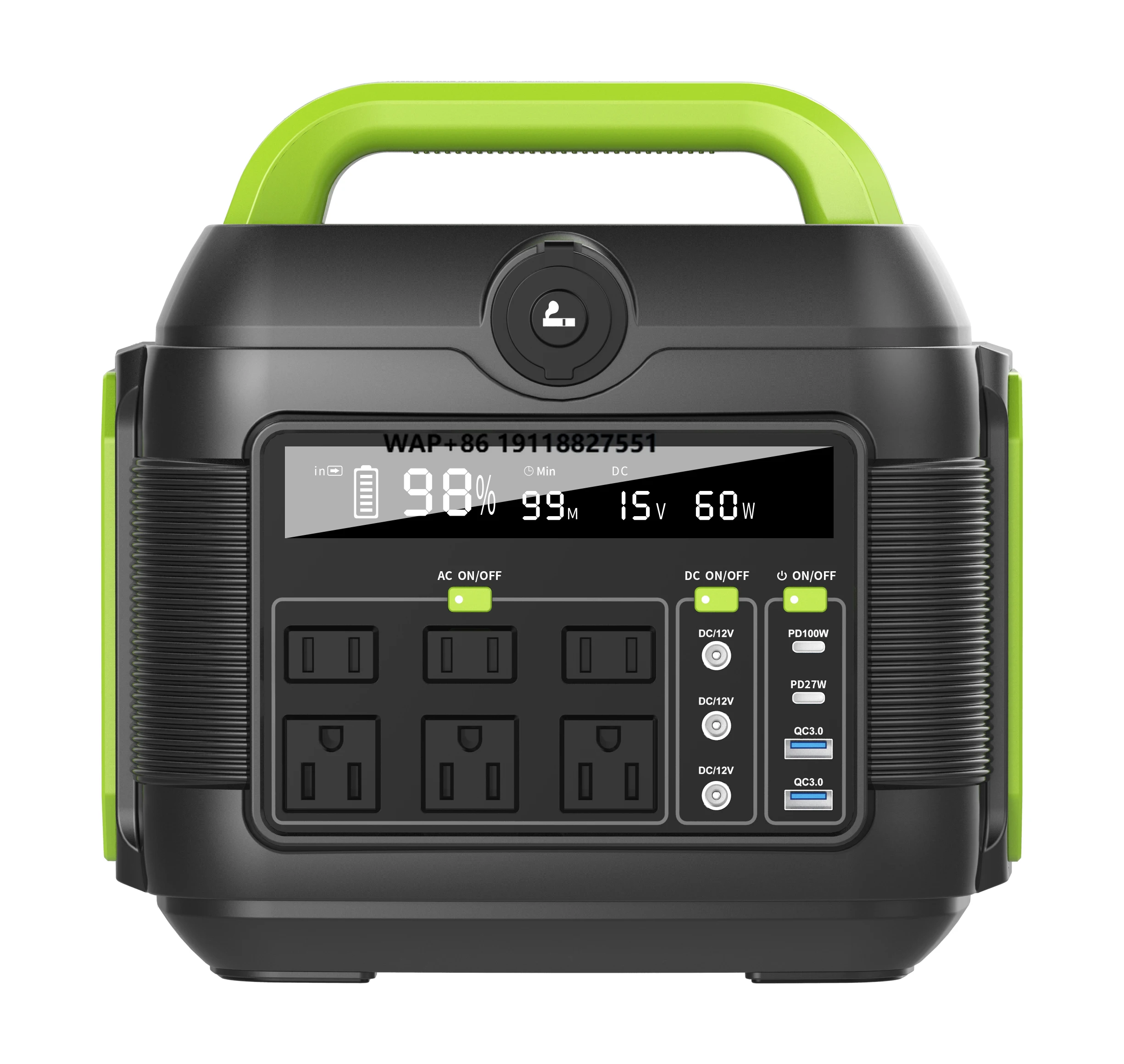 Solar Generator 110V 220V 200w 300w 500w 600w 1000w 2000w Outdoor Bank Portable Solar Lifepo4 Portable Power Station