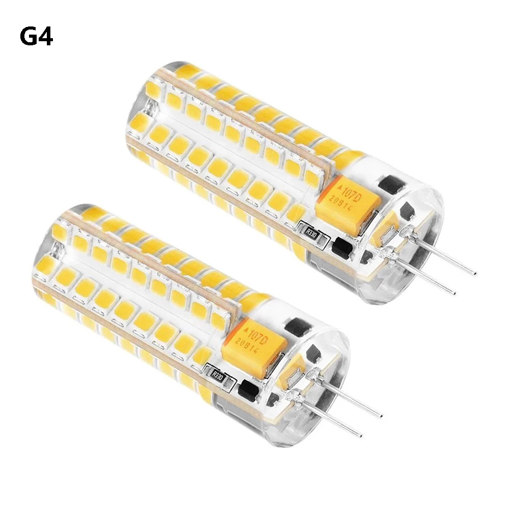 

Лампа-кукуруза GY6.35 G5.3 G4 12V светодиодный силиконовая лампа 5W 72SMD 2835, лампа-кукуруза с белым и теплым белым светом