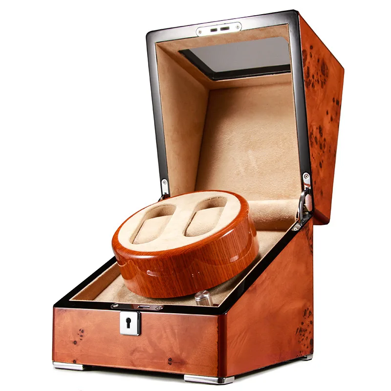 

High-grade solid wood watch shaker automatic winding motor box watch care box