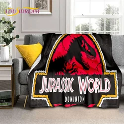 3D Cartoon Jurassic Park Dinosaur Dino Soft Flannel Blankets,Throw Blanket Comfortable Blanket for Picnic Beds Home Bedroom Kids