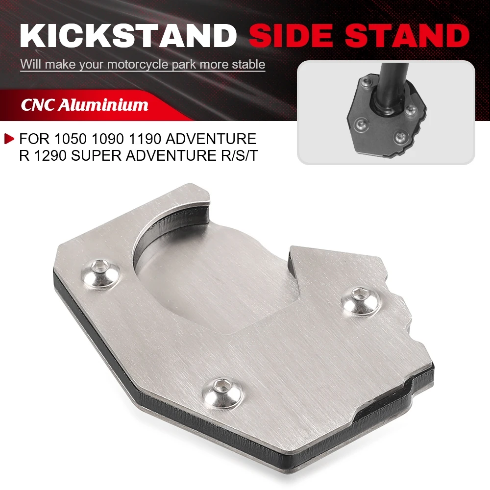 

Motorcycle Accessories Kickstand Side Stand Enlarger Plate Kickstand For 1050 1090 1190 Adventure R 1290 Super Adventure R/S/T