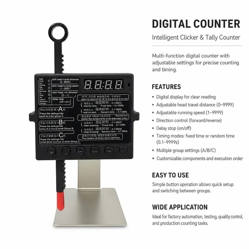 Auto Keyboard Clicker Device - Physical Click Jiggler Mouse Mover Online Prevent Hang up Equipment for Computer Accessories