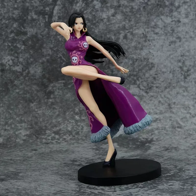 One Piece Figuras Anime Brinquedos, GK Snake Princesa Boa Hancock Action Figure, Sexy Cheongsam Menina Boneca, Estátua # Col, 21cm