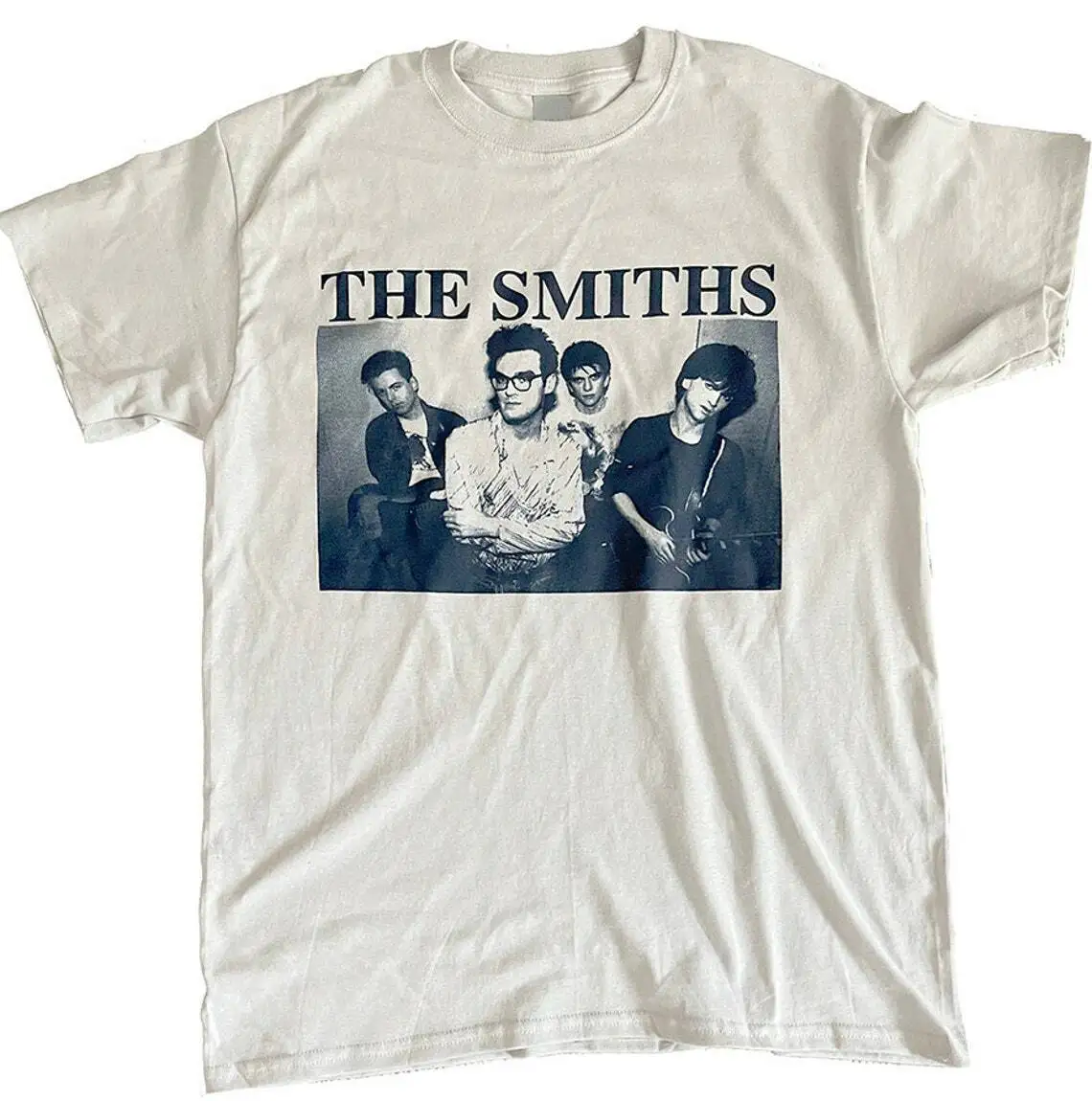 

The Smiths Shirt, The Smiths Short Sleeve Cotton White All Size Shirt AC1250