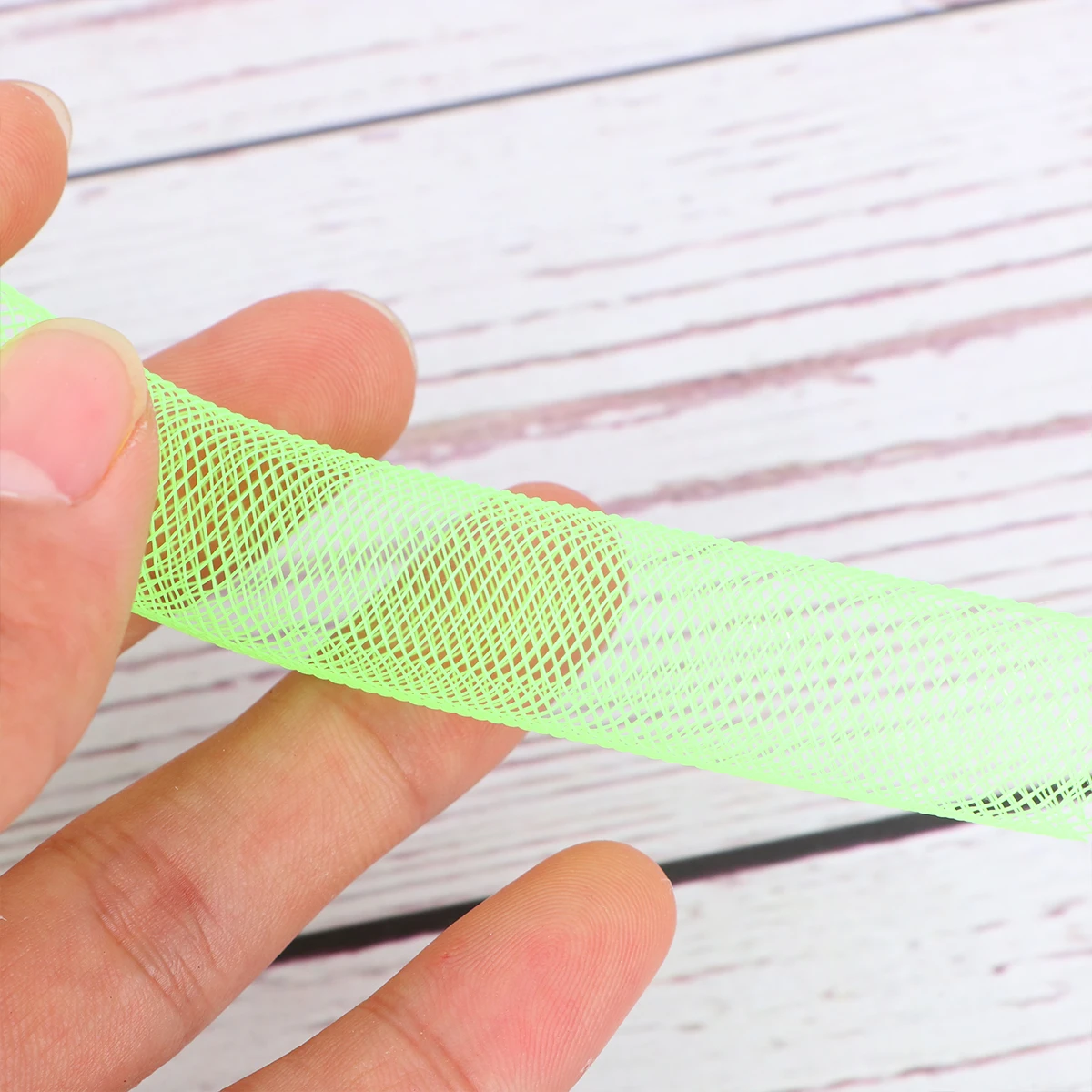 

1pc Luminous Tube Head Band Green Flashing Led Hair Extension For Parties Holidays Concerts Night Events Glow Braid Light Up