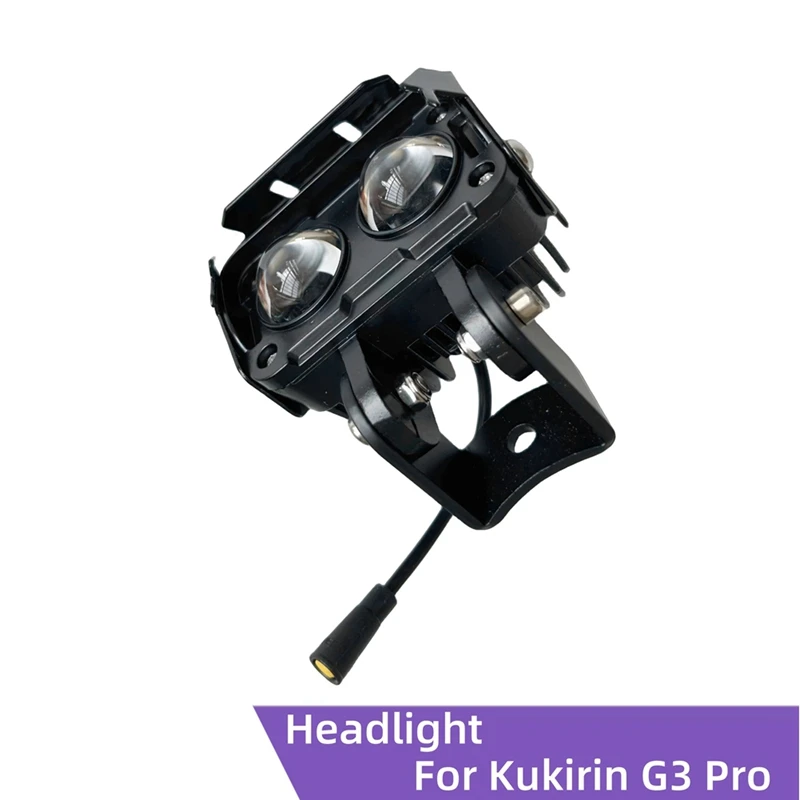 【Must-Haves】For Kugoo Kukirin G3 PRO Headlight Electric Scooter Handlebar Lamp Head Front LED Light Replacement Accessories