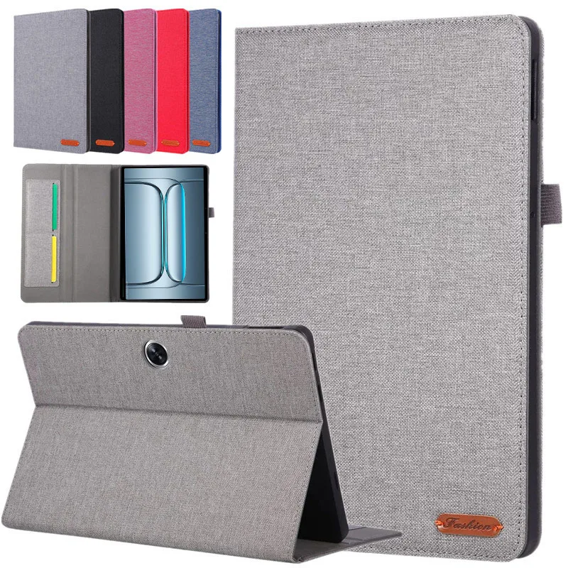 

Luxury Flip Oxford Cloth Fabric Case For OnePlus Pad Lite 11 inch 2025 Tablet Protective Cover Book Hülle Coque Capa