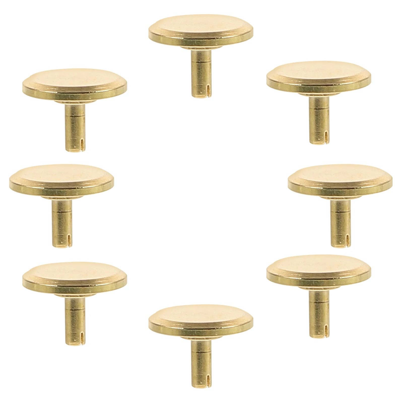 

8Pcs Caps Copper Quartz Clock Movement Parts Durable Stable DIY Repair Replace Wall Home Accessories Clock Second