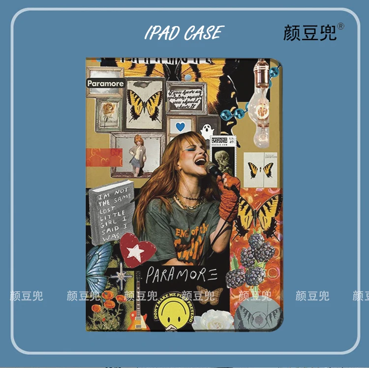 COOL Paramore Orange Case For iPad 10.2 9th Mini 6 5 4 Case Luxury Silicone For iPad Air 3 4 5 iPad Pro 11 12.9 Protective Shell