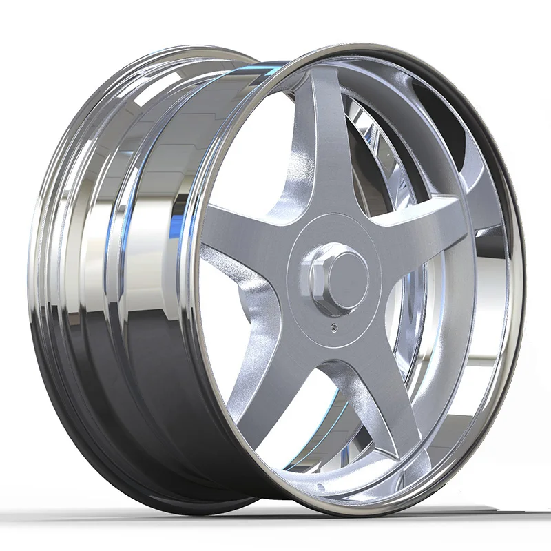 

Кованые колеса 5x112 5x127, 2 шт., 18 19 20 21 22 24 26-дюймовые хромированные колеса из алюминиевого матового сплава с глубокими губами для Chevy Impala