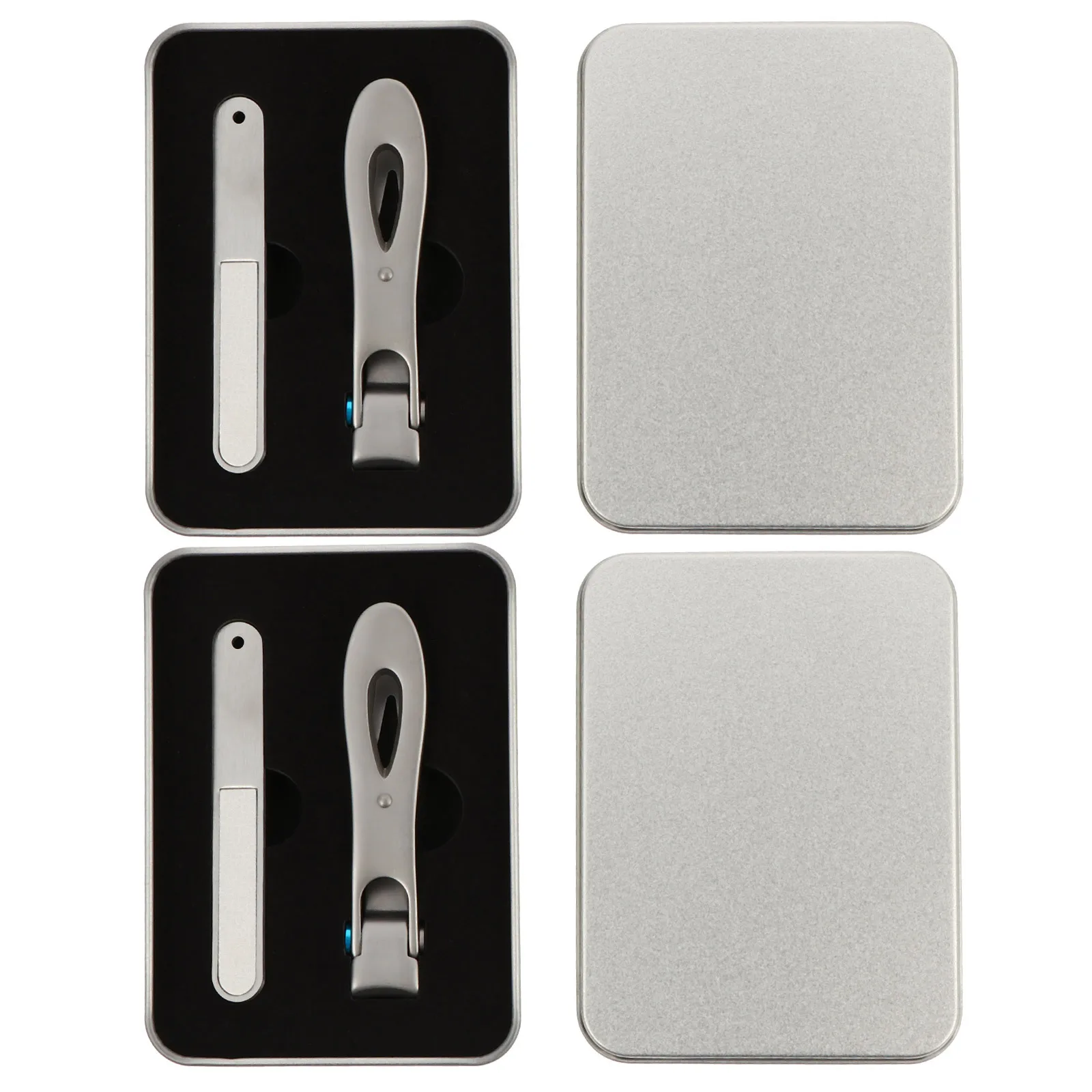 Kit de coupe-ongles durables, 2 pièces, coupe-ongles de précision pour ongles lisses et beaux, pour Salon de maison, pédicure