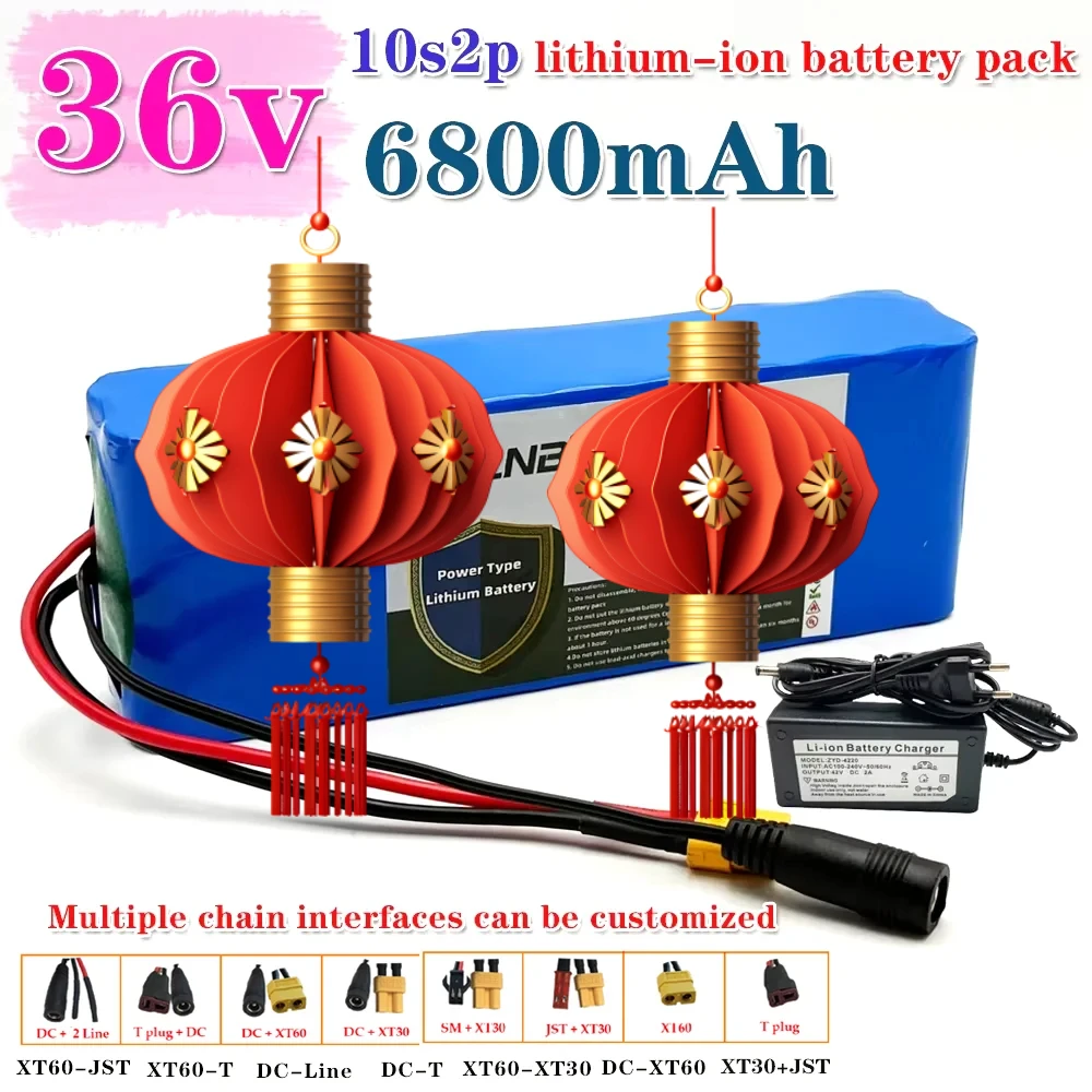 

10S2P 36V 6800mAh 36v Electric Scooter Battery Lithium Electric Scooter 500W Electric Scooter Battery 36v 10s2p Battery