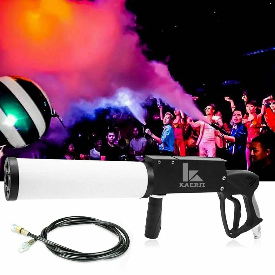 Imagem -03 - Dióxido de Carbono Gás Coluna Gun Bar Party Led dj Wedding Stage Co2 Jet Machine Effect Fogger Smoke Gun Distância de Tiro sem Impostos Pcs