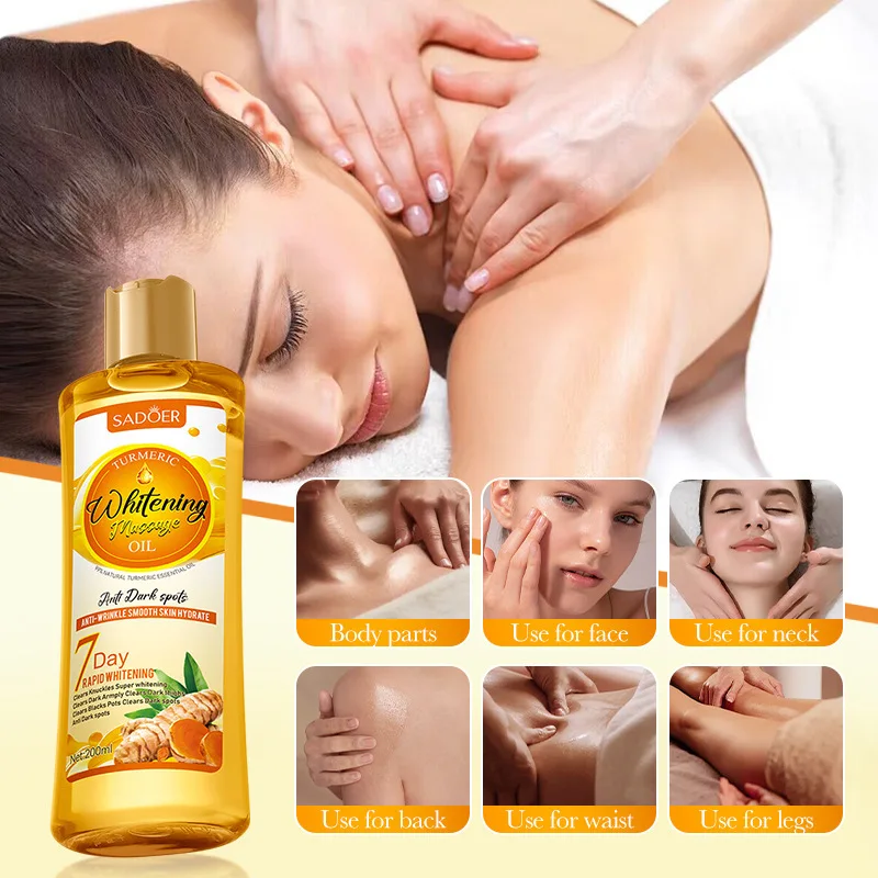 Ginger fever massage essential oil whole body circulation meridian opening back massage, massage to remove dampness and coldness