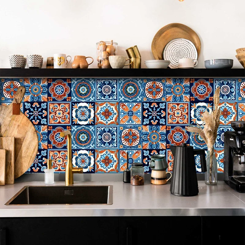 24Pcs Moroccan Style Wallpaper Wall Sticker For Home Hotel …